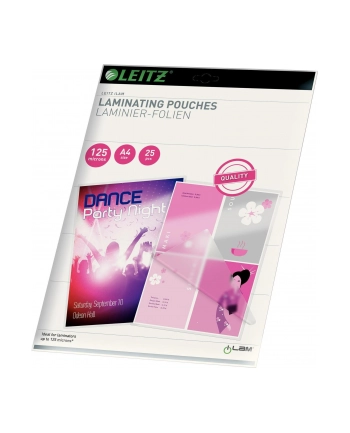 Esselte Leitz - 25er-Pack - glänzend - A4 (210 x 297 mm) - Taschen für Laminierung (33835)
