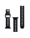 3mk pczerwonyection Pasek do Apple Watch - 3mk Silicone Watch Strap for Apple -38/40/41 mm Black - nr 8