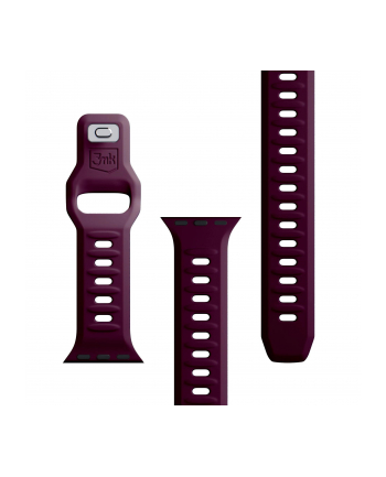 3mk pczerwonyection Pasek do Apple Watch - 3mk Silicone Watch Strap for Apple -38/40/41 mm Mulberry