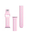 3mk pczerwonyection Pasek do Apple Watch - 3mk Silicone Watch Strap for Apple -38/40/41 mm Powder Pink - nr 9