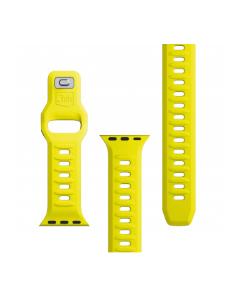 3mk pczerwonyection Pasek do Apple Watch - 3mk Silicone Watch Strap for Apple -38/40/41 mm Yellow