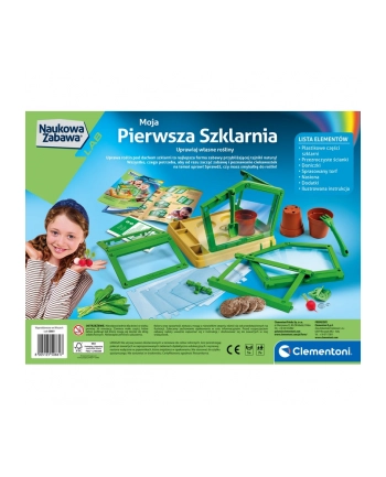 Clementoni Naukowa zabawa. Moja Pierwsza Szklarnia 50861