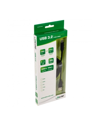 InLine USB A - USB C (M/M) 1m Czarny (35711)