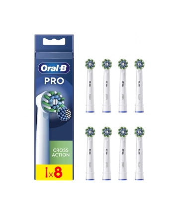 Oral-B Pro Cross Action Końcówki Wymienne Do Szczoteczki Zębów 8szt.