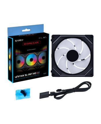 Wentylator Lian Li UNI FAN SL-INFINITY 140 ARGB Reverse Blade PWM 140mm czarny