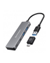 Graugear USB-HUB 4x 3.0, 2x Type-C und Type-A retail (GHUB2A2CAC) - nr 1