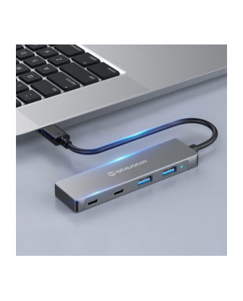Graugear USB-HUB 4x 3.0, 2x Type-C und Type-A retail (GHUB2A2CAC)
