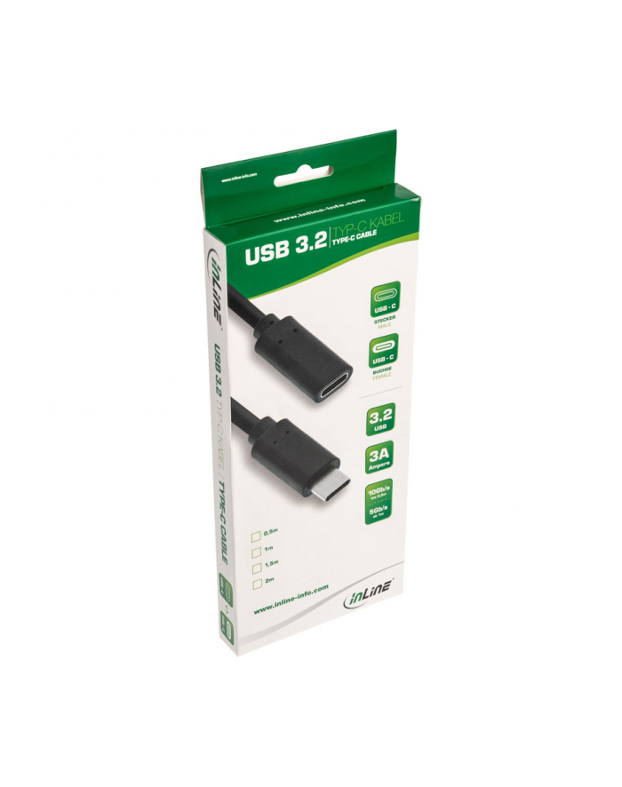 Inline  USB-C - USB-C 2 m Czarny (35772) główny