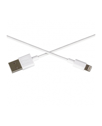 PREMIUMCORD  APPLE LIGHTNING KABEL USB 1 M, DO APPLE IPOD/IPAD/IPHONE, APPLE LIGHTNING WTYCZKA 8-PIN NA WTYCZKĘ USB 2.0, BIAŁY  ()