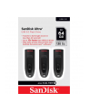 Sandisk 3x64GB Ultra (USB 3.0) 130MB/s (zestaw 3 szt.) (SDCZ48064GG46T) - nr 1