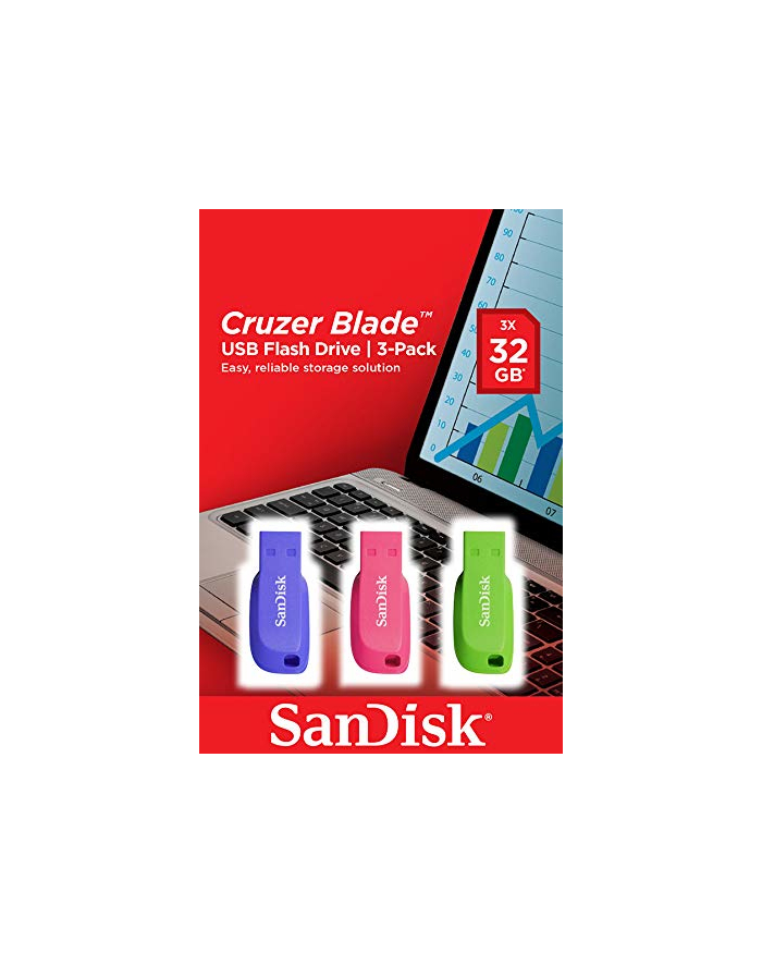 Pendrive SanDisk Cruzer Blade 32GB (SDCZ50C032GB46T) główny