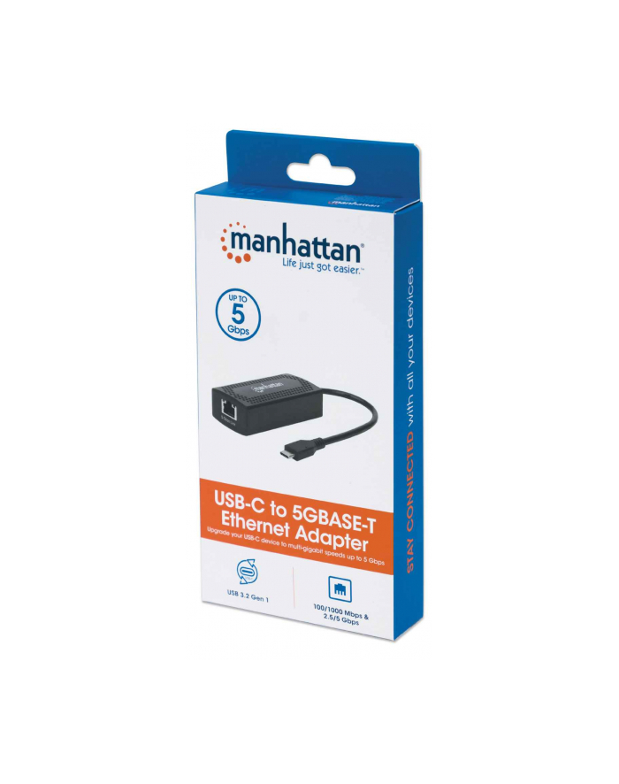 Karta sieciow Techly 153461 USB-C 3.2 na 5GBase-T Ethernet RJ45 główny