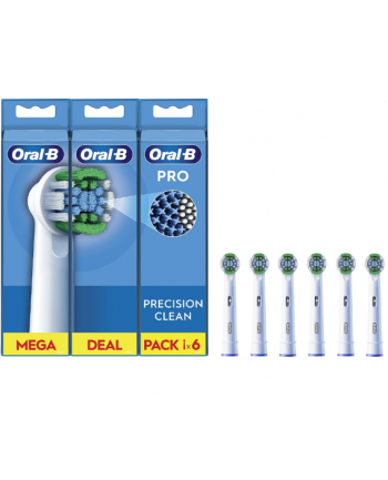 Oral-B Pro Precision Clean Końcówki Wymienne Do Szczoteczki Zębów 6szt.
