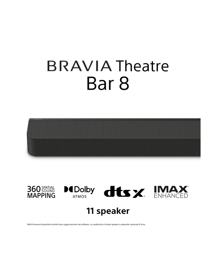 Sony Bravia Theatre Bar 8 HT-A8000 Czarny główny