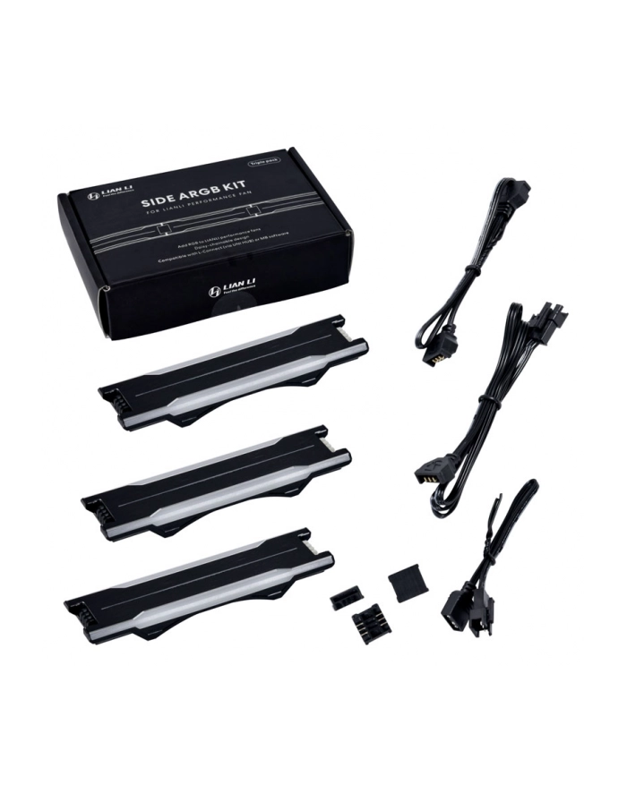 Panel LED Lian Li UNI FAN P28 Fan ARGB Strip Black (3 pak) główny