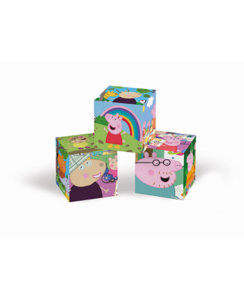 clementoni CLE Cubi klocki 12 Świnka Peppa 41195