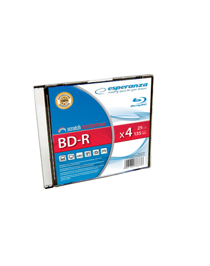 BD-R 25GB x4 - Slim case 1 szt. główny