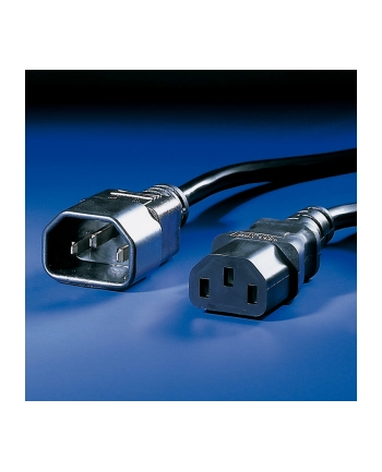VALUE Kabel zasilający IEC 0.5m czarny