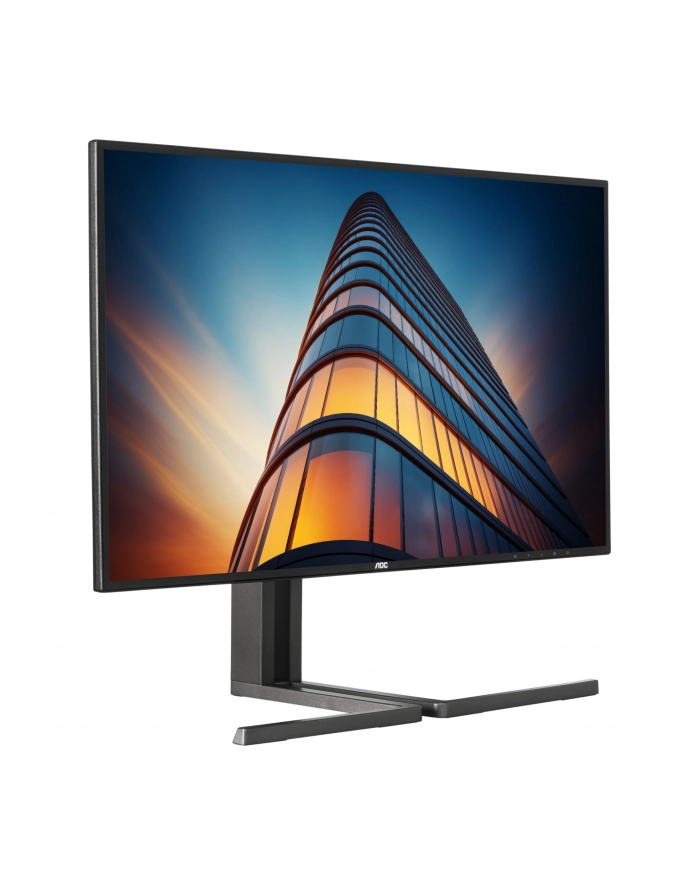 aoc Monitor U32U3CV 31.5 cala Nano IPS 4K HDMIx2 DP USB-C RJ45 KVM Pivot Głośnik główny