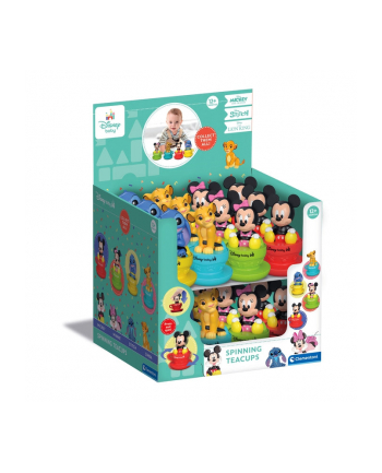 Clementoni baby Disney Kubeczki wirujące Miki i Minnie 17891
