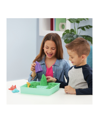 spin master SPIN Kinetic Sand zest.piaskownica zielony 6067479