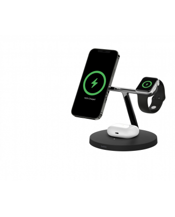 belkin Ładowarka bezprzewodowa Boost Charge Pro 3w1 Qi2 15W czarna