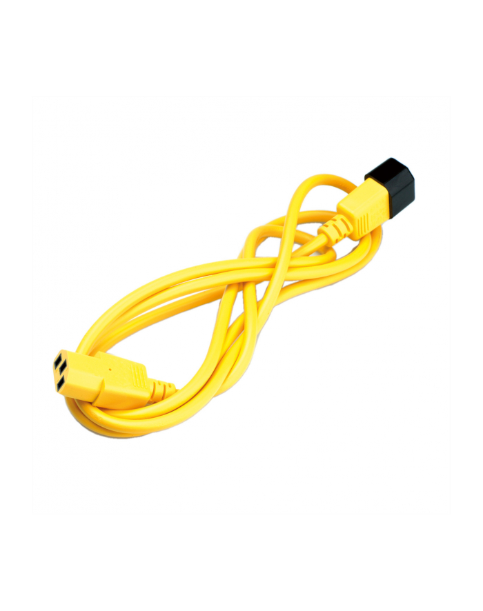 Roline Kabel zasilający IEC320 C14/C13 1.8m żółty główny