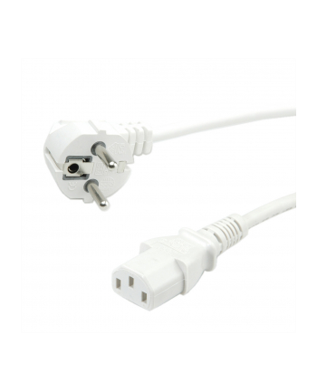 VALUE Kabel zasilający IEC 1.8m biały