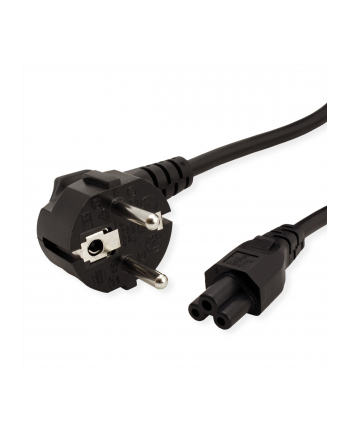 VALUE Kabel zasilający IEC 0.5m czarny