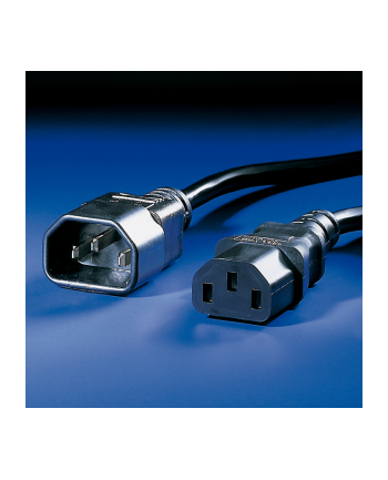 VALUE Kabel zasilający IEC 0.5m czarny
