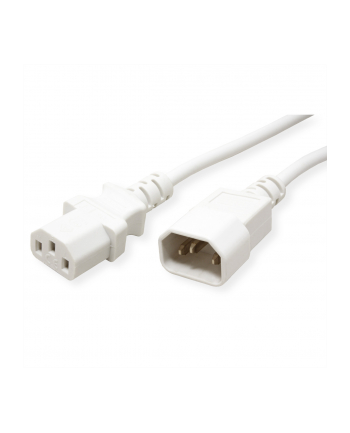 VALUE Kabel zasilający IEC 1.8m biały nr 2