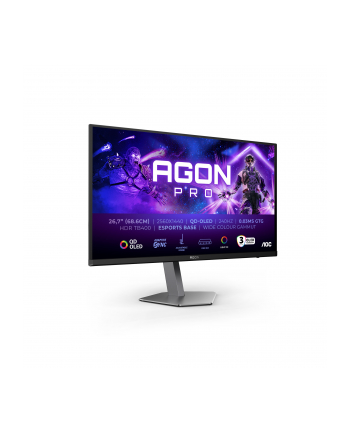 aoc Monitor AG276QZD2 26.7 cala QD OLED 240Hz HDMIx2 DP Pivot