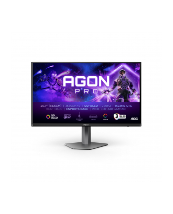 aoc Monitor AG276QZD2 26.7 cala QD OLED 240Hz HDMIx2 DP Pivot