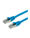 VALUE Kabel krosowy PatchCord S/FTP Kat.6 1m LSOH niebieski - nr 1