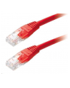 VALUE Kabel krosowy PatchCord UTP Kat.6 3m czerwony - nr 1