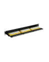 VALUE Panel krosowy Patch Panel 19'' Kat.6 24xRJ-45 UTP czarn - nr 6