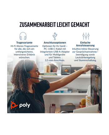 Poly 8X229A6 Czarny