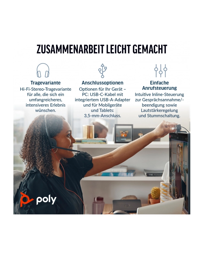 Poly 8X229A6 Czarny główny