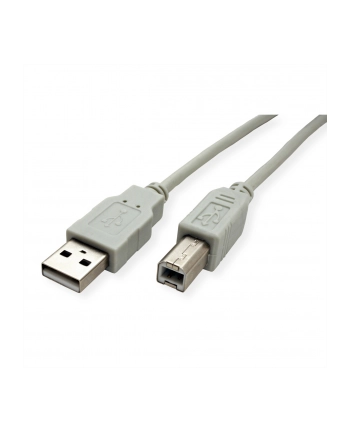 VALUE Kabel USB 2.0 Typ A M - B M 4.5m grey