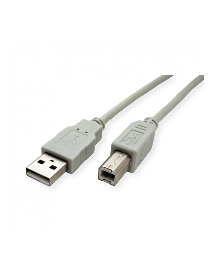 VALUE Kabel USB 2.0 Typ A M - B M 0,8m grey główny
