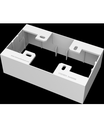 VISION Moduł Techconnect 2-Gang Backbox