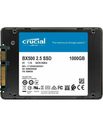 Micron Dysk SSD Crucial BX500 1000GB SATA 2.5i SSD