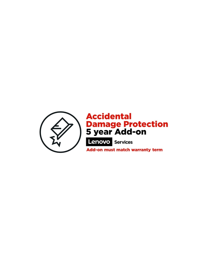Lenovo Polisa serwisowa 5Y Accidental Damage Pczerwonyection Add On główny