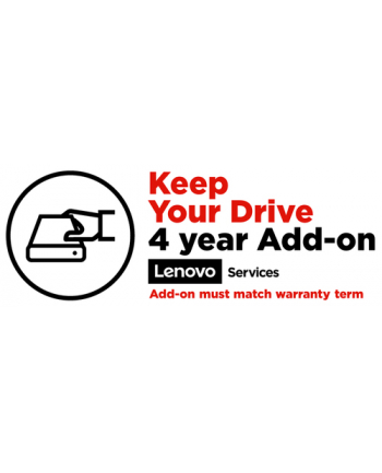 Lenovo Polisa serwisowa 4Y Keep Your Drive Add On