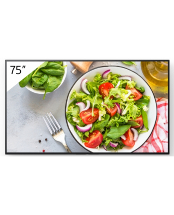 Sony 75'' Professional BRAVIA LCD 550nit display with BRAVIA Supervisor