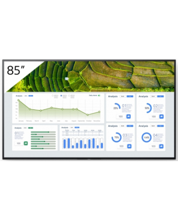 Sony 85'' Professional BRAVIA LCD 440nit display with BRAVIA Supervisor