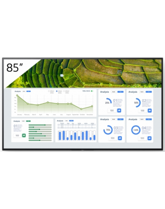 Sony 85'' Professional BRAVIA LCD 440nit display with BRAVIA Supervisor główny