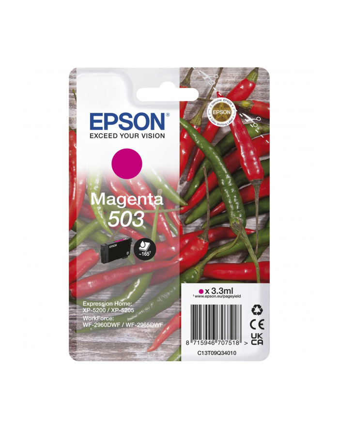 Epson Atrament/503 Chillies 3.3ml MG główny