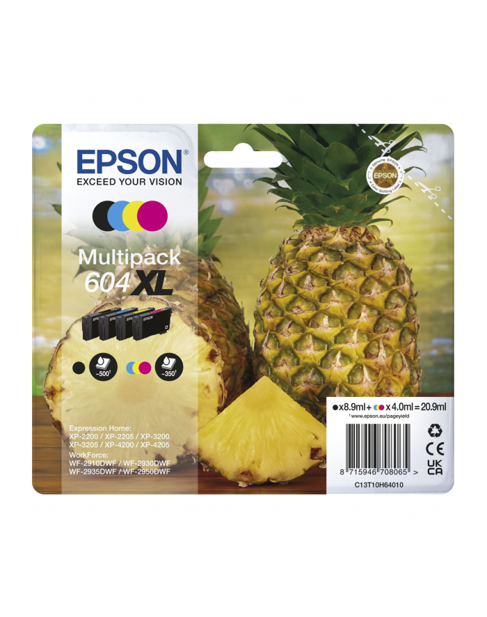 Epson Atrament/604XL Pineapple CMYK główny