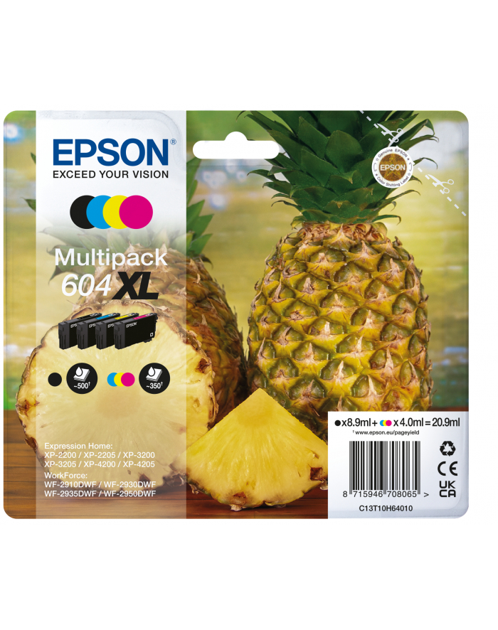 Epson Atrament/604XL Pineapple CMYK główny
